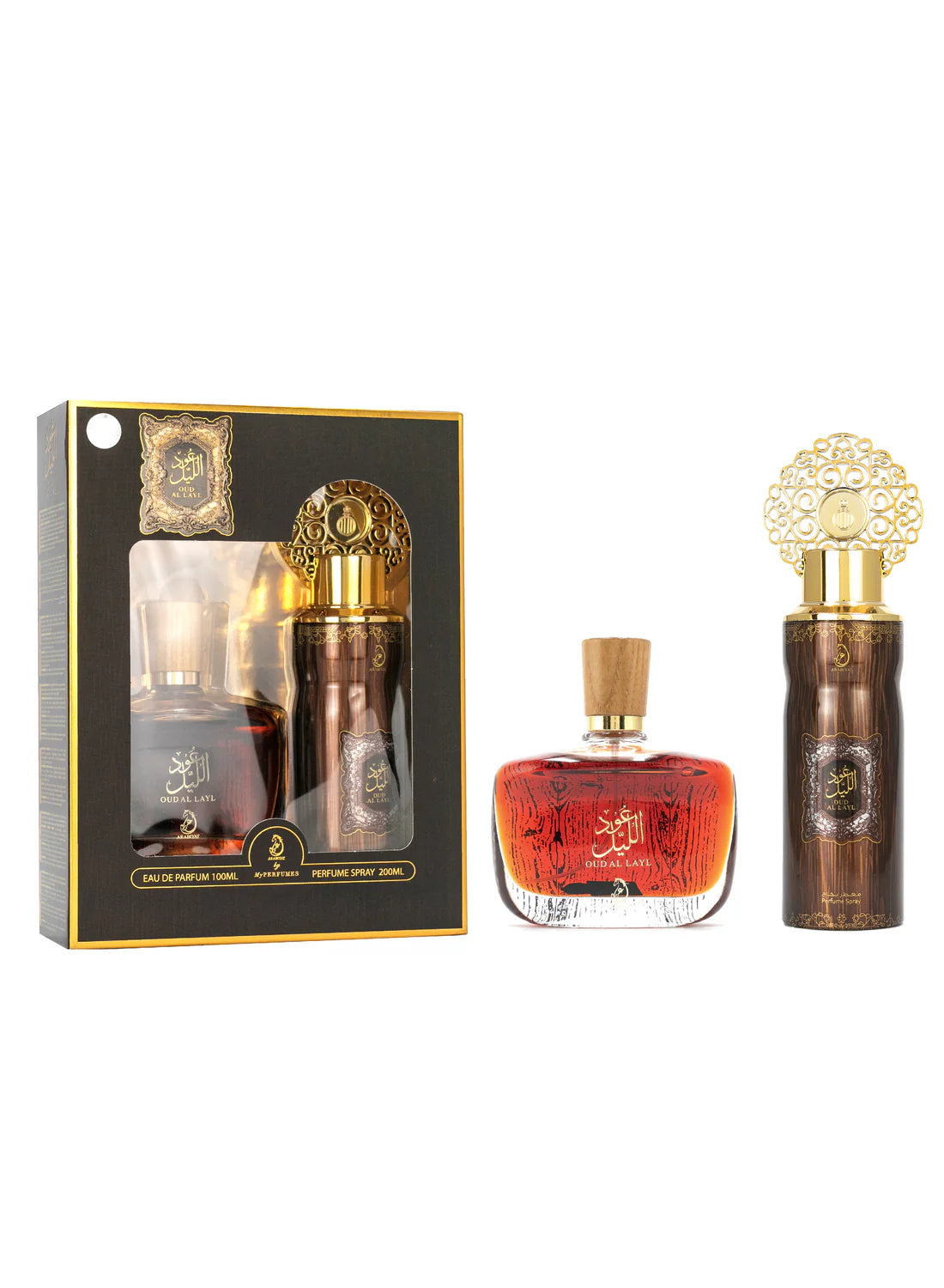 My Perfumes "Oud Al Layl" EDP 100ML + DEO 200ML (Gift Set)